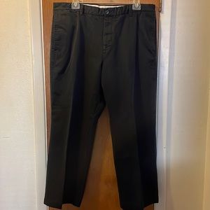 Men’s Gap GapKhakis Relaxed Fit 42X32 100% Cotton Black